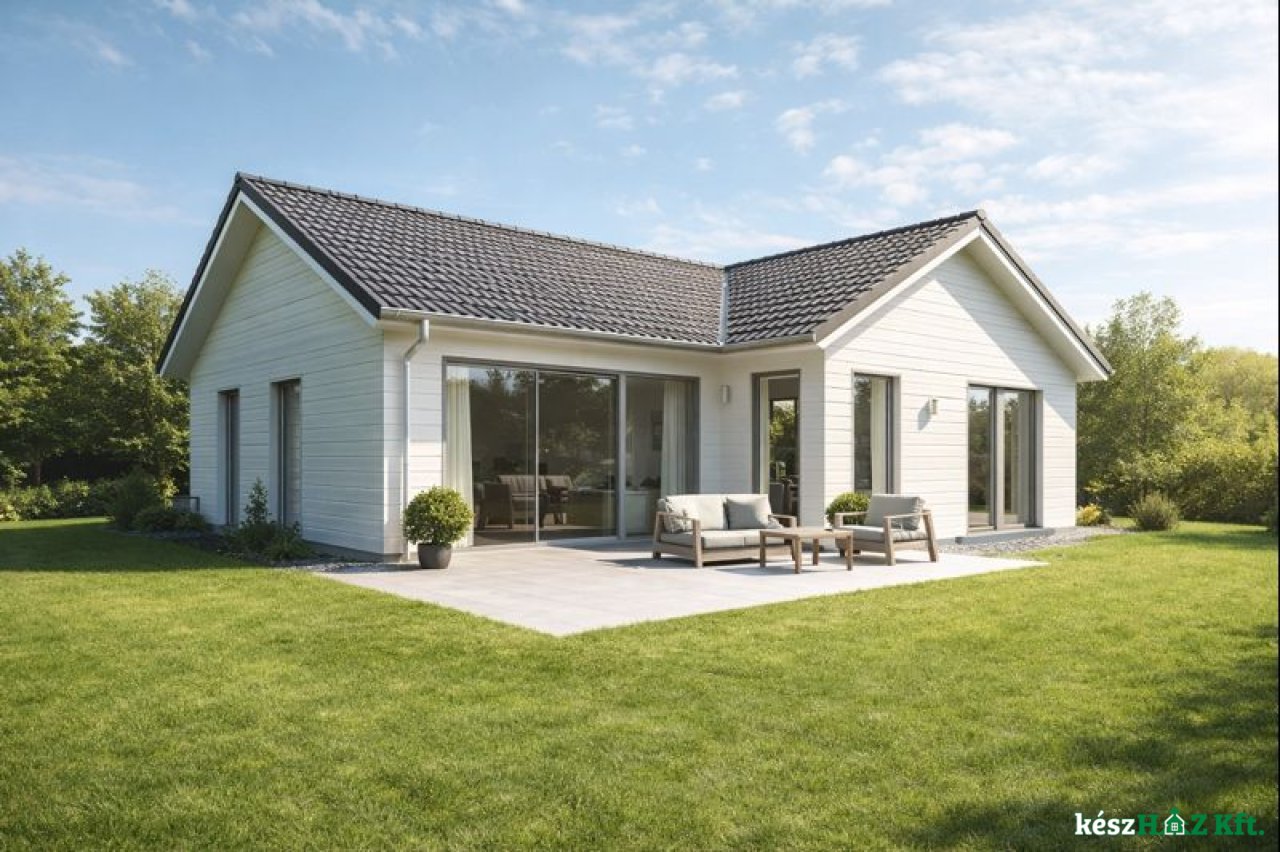 Modern, energiatakarékos készház – Készház Kft.